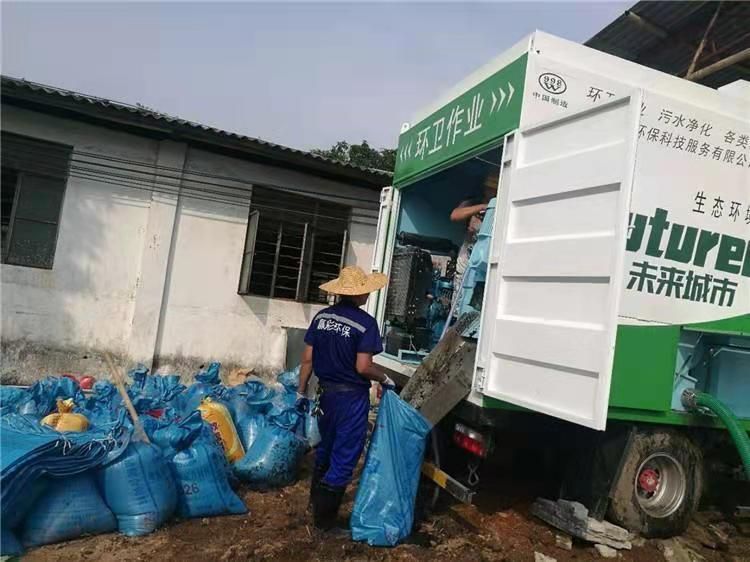 惠济工业污泥压干处理